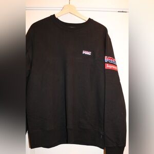 Supreme Honda Fox Racing Crewneck Black Size Medium